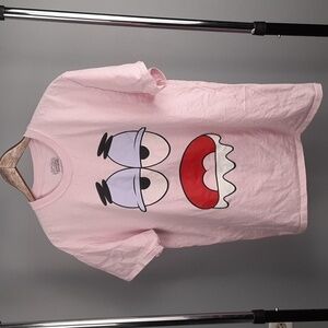 SpongeBob Square Pants Patrick Pink Graphic T-Shirt